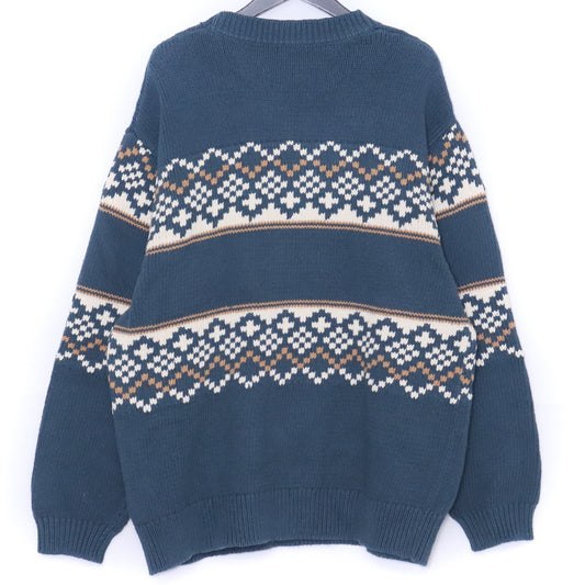 KITH 23AW Kithmas Fair Isle Sweater Multicolor Size XL