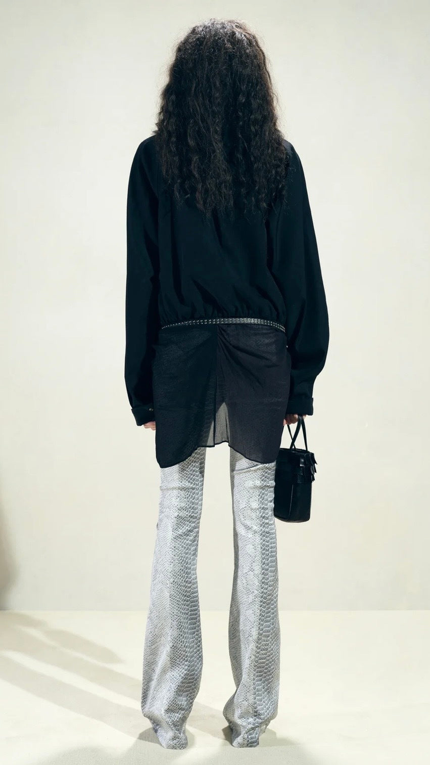 Room SERVICE Acetate Blend Black Size S