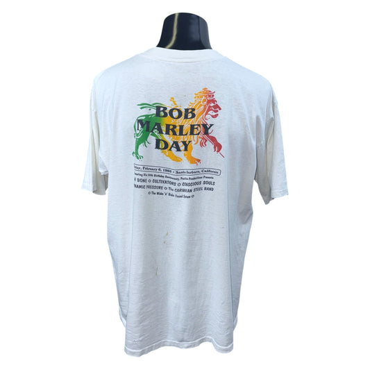 Bob Marley 50th Anniversary Vintage T-Shirt Size XL