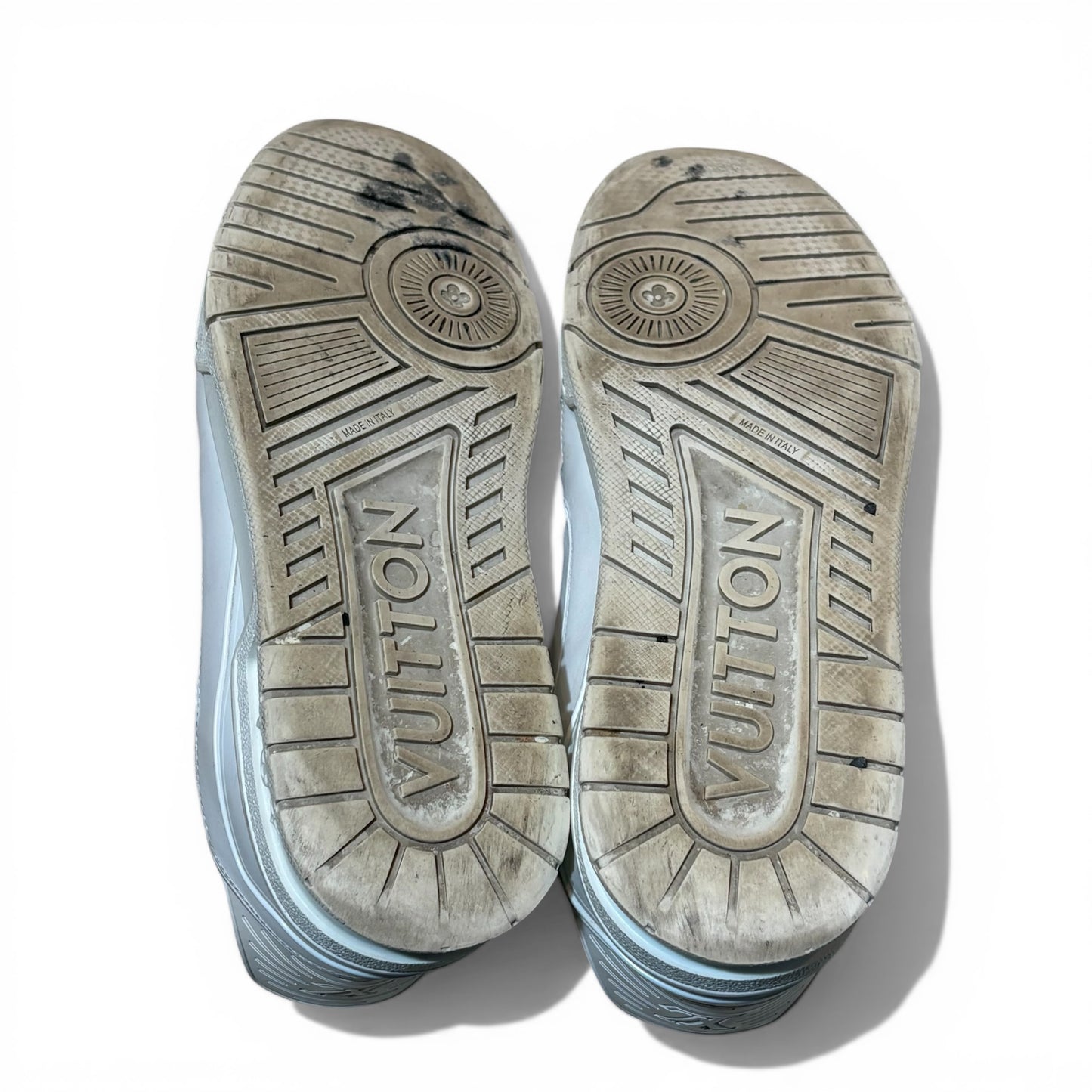 Vintage LOUIS VUITTON LV Trainer White Sneakers Size 7