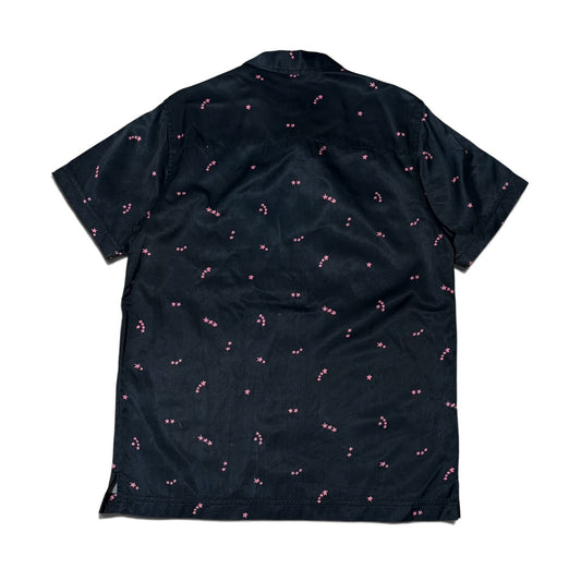 WTAPS Star Pattern Open Collar Rayon Blend S/S Shirt Size M