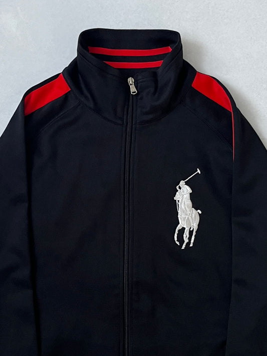 RLX Ralph Lauren Big Pony Track Jacket Black Size XL