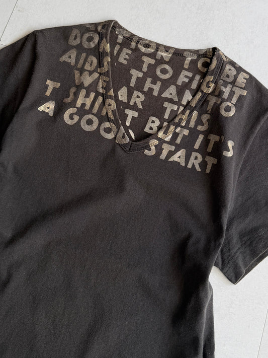 Martin Margiela AIDS Graphic Cotton T-Shirt