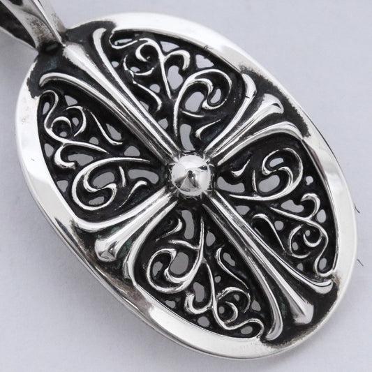 CHROME HEARTS CLSC OVAL Classic Oval Necklace Size F