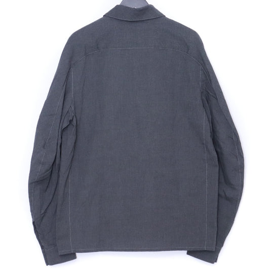 OPPOSE DUALITY 25AW Panel Button-Up Shirt Gray Size 48