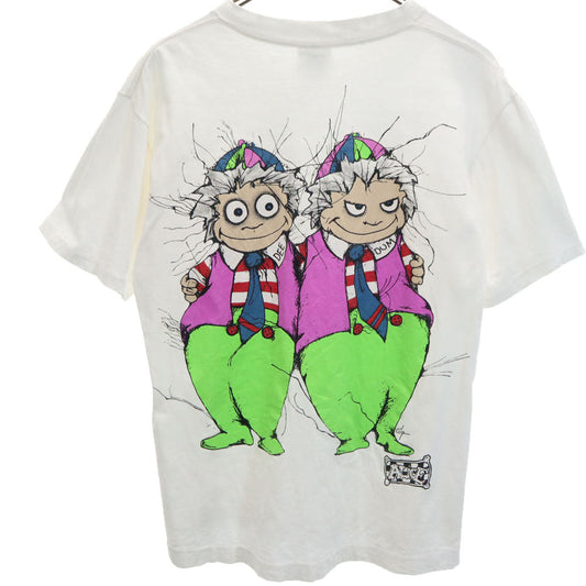 Undasia 90s Alice in Wonderland Back T-Shirt White Size M