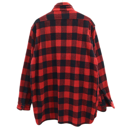 Powerhouse 60s Red Buffalo Check Flannel Shirt