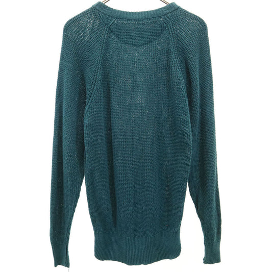 ISSEY MIYAKE 70s Vintage Linen Knit Sweater Green
