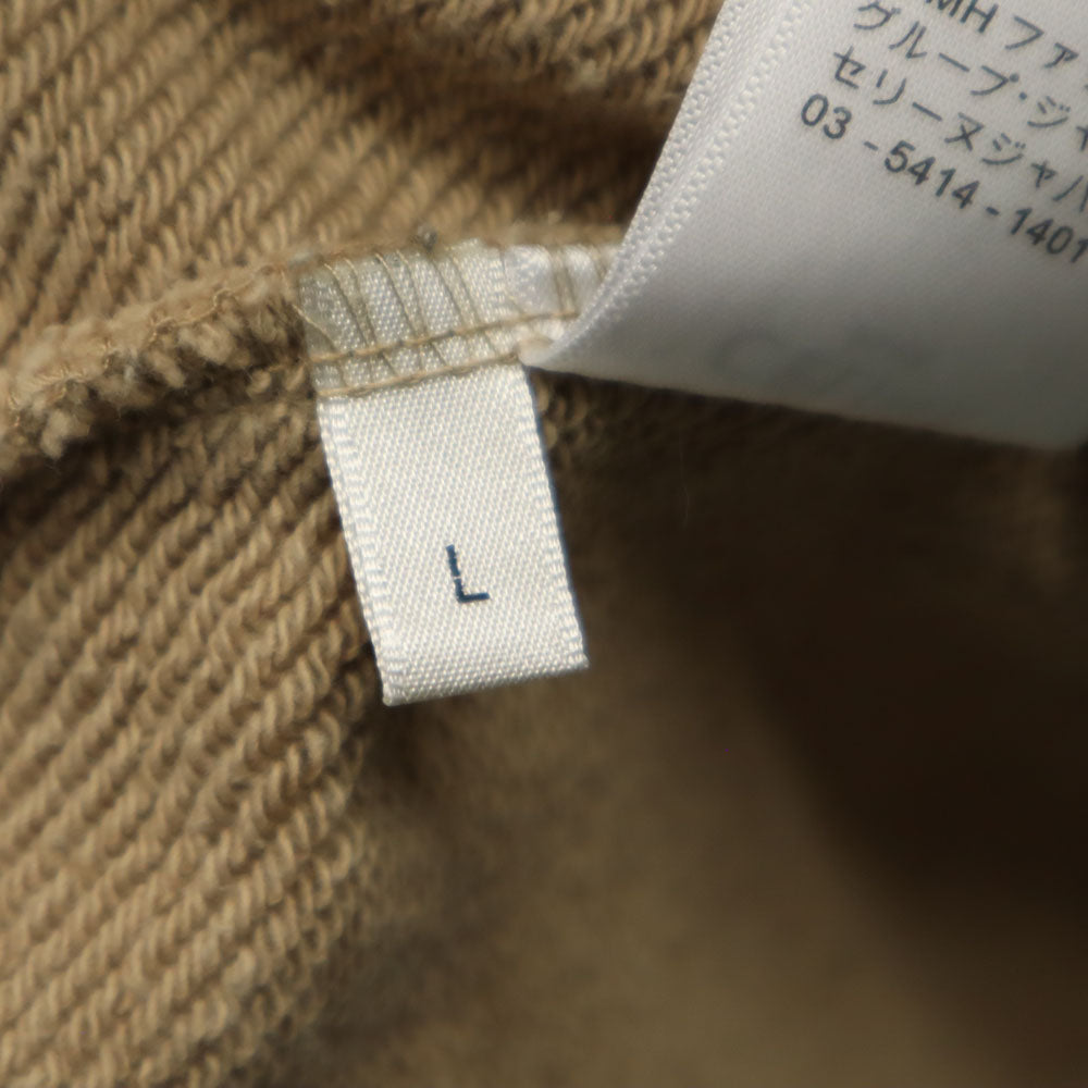 CELINE Beige Long Sleeve Sweatshirt Size L