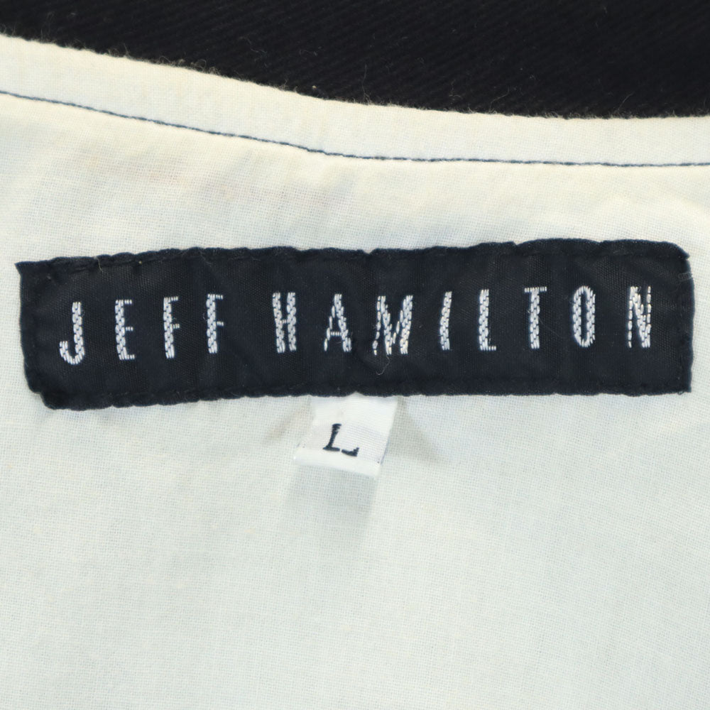 Jeff Hamilton Black Varsity Jacket Size L