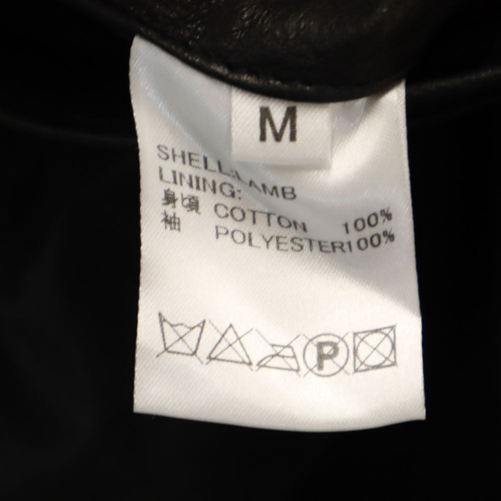 OTAGIRA Black Leather Jacket Size M