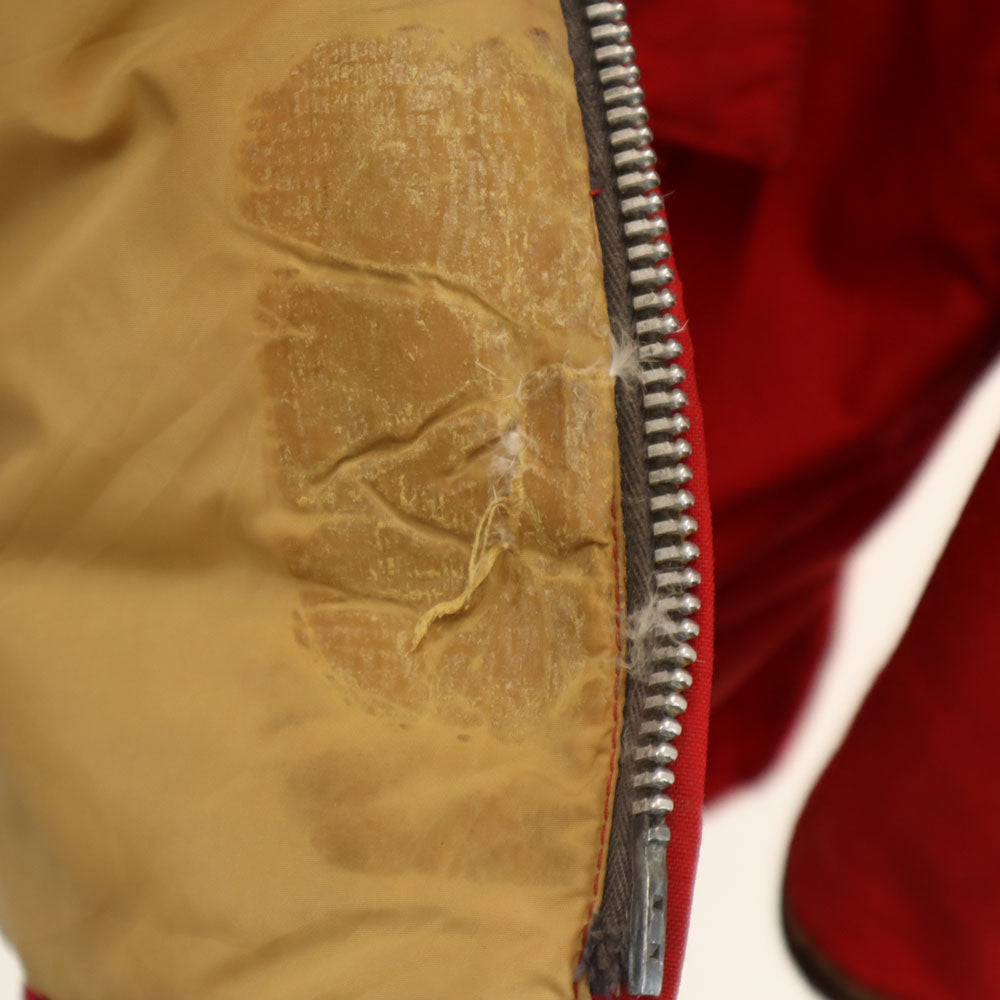 Ten-X 70s USA Goose Down Hunting Jacket Red Size L