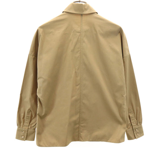 GIVENCHY Italy Long Sleeve Drop Shoulder Shirt Beige Size 42