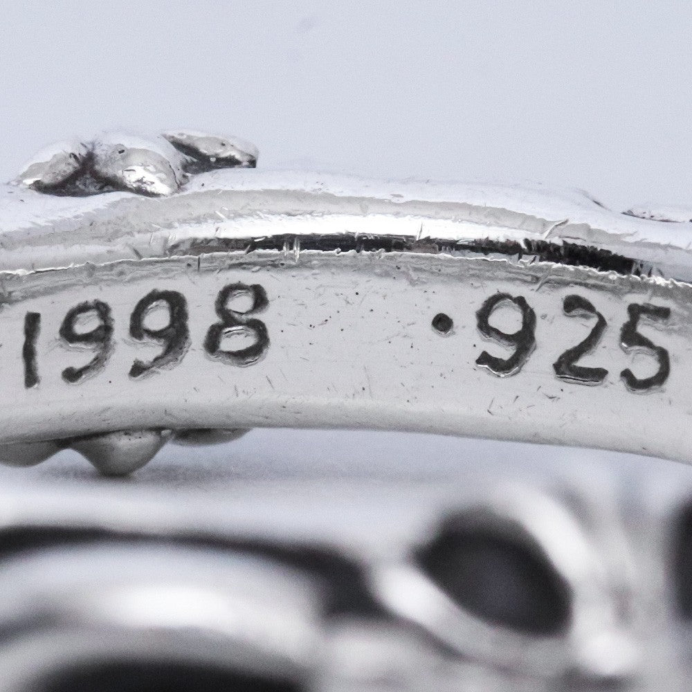 CHROME HEARTS SBT Band Ring Silver Size JP 12