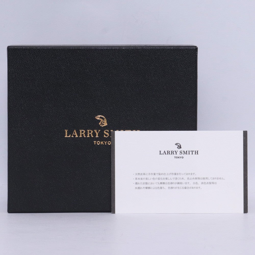 LARRY SMITH Origami Short Bi-Fold Wallet Black Size F
