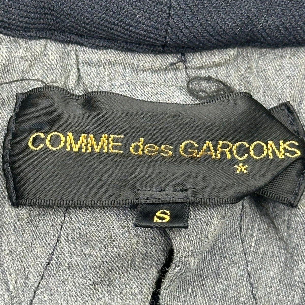 COMME des GARCONS 04SS Frizzy Polyester Jacket Navy Size S