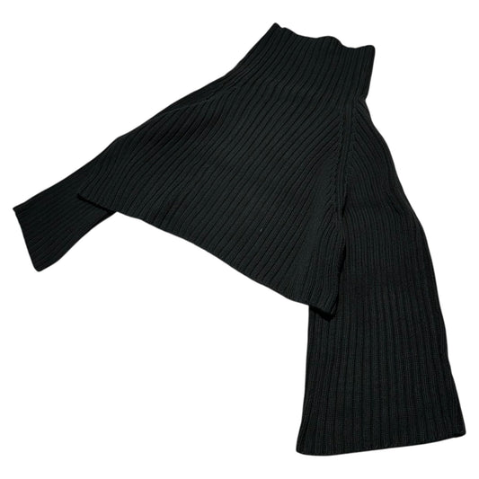 Y's Short Thick Ribbed Cotton Turtleneck Sweater Size 3
