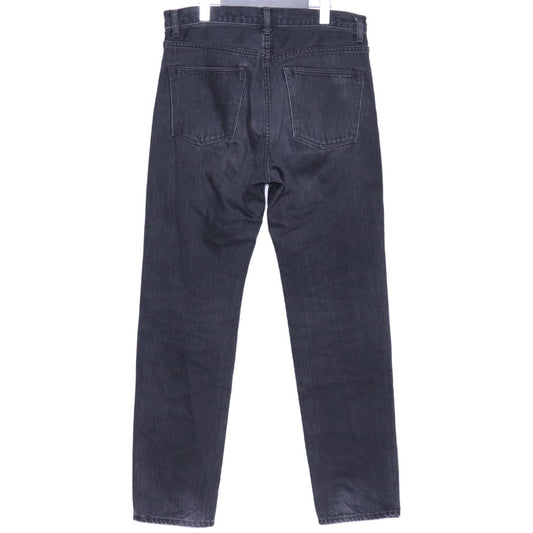 COMOLI Black Denim 5-Pocket Jeans Size 2