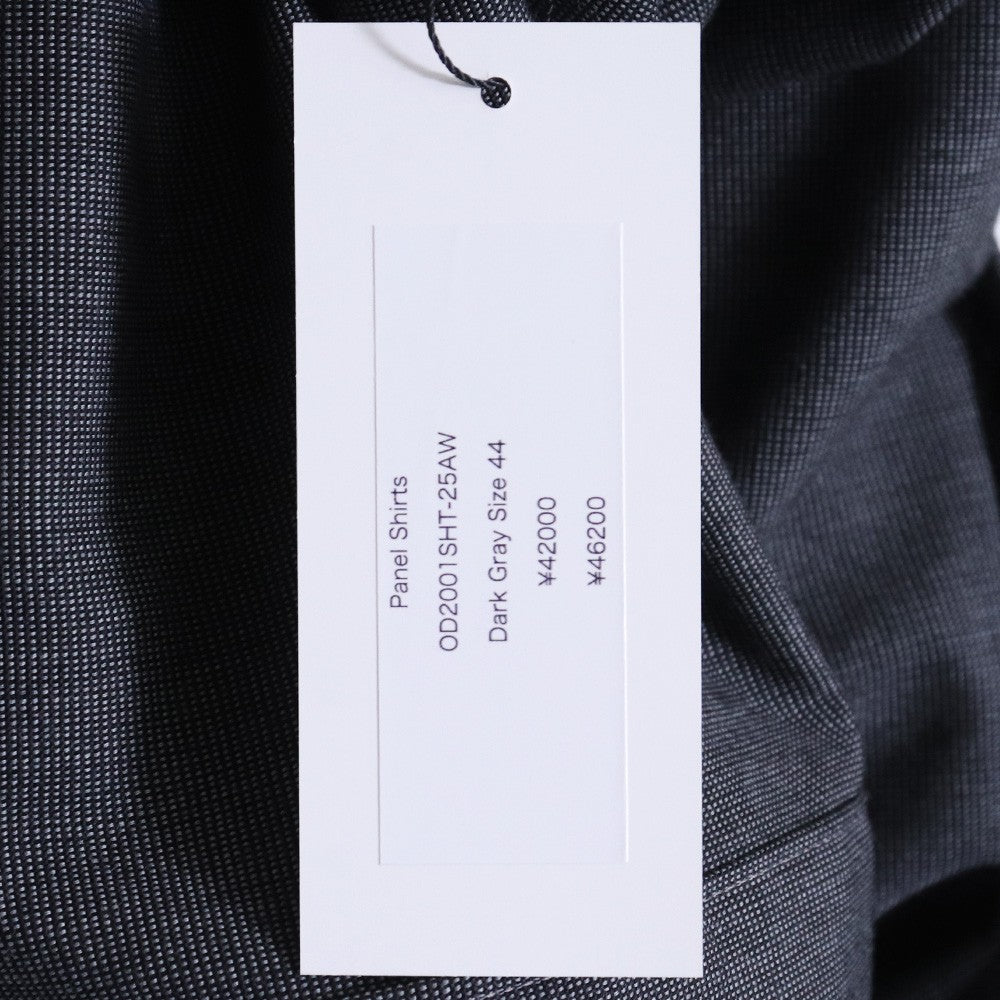 OPPOSE DUALITY 25AW Gray Panel Shirt Size 44