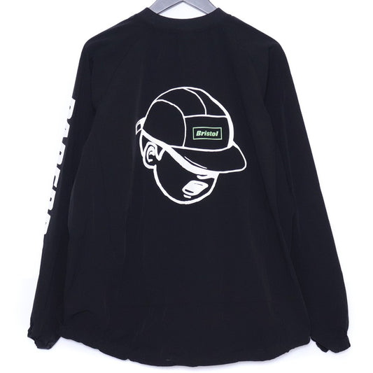 F.C.REAL BRISTOL x PAPERBOY 24SS Button-Up Black Size M