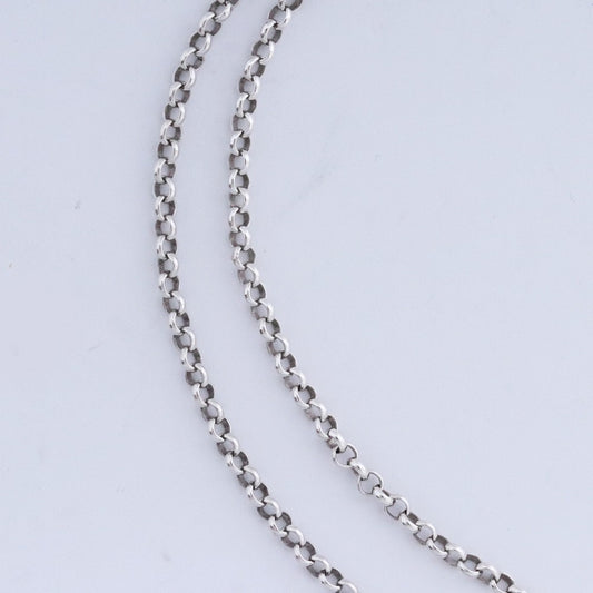 CHROME HEARTS 18inch Roll Silver Necklace Size ONE SIZE