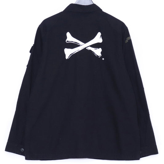 WTAPS Initial MILSPEC Cross Bone Jacket Black Size XL