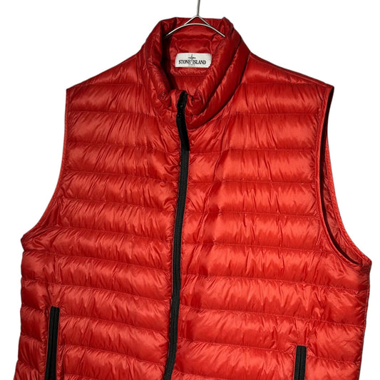 STONE ISLAND 13SS Micro Ripstop Down Vest Red Size XXL