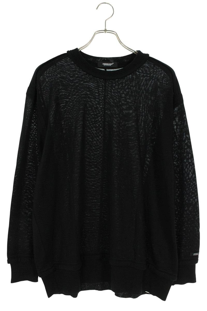 Vintage Undercover Tops - Undercover Inside Out Wool Knit Black Size M - Authentic Archive