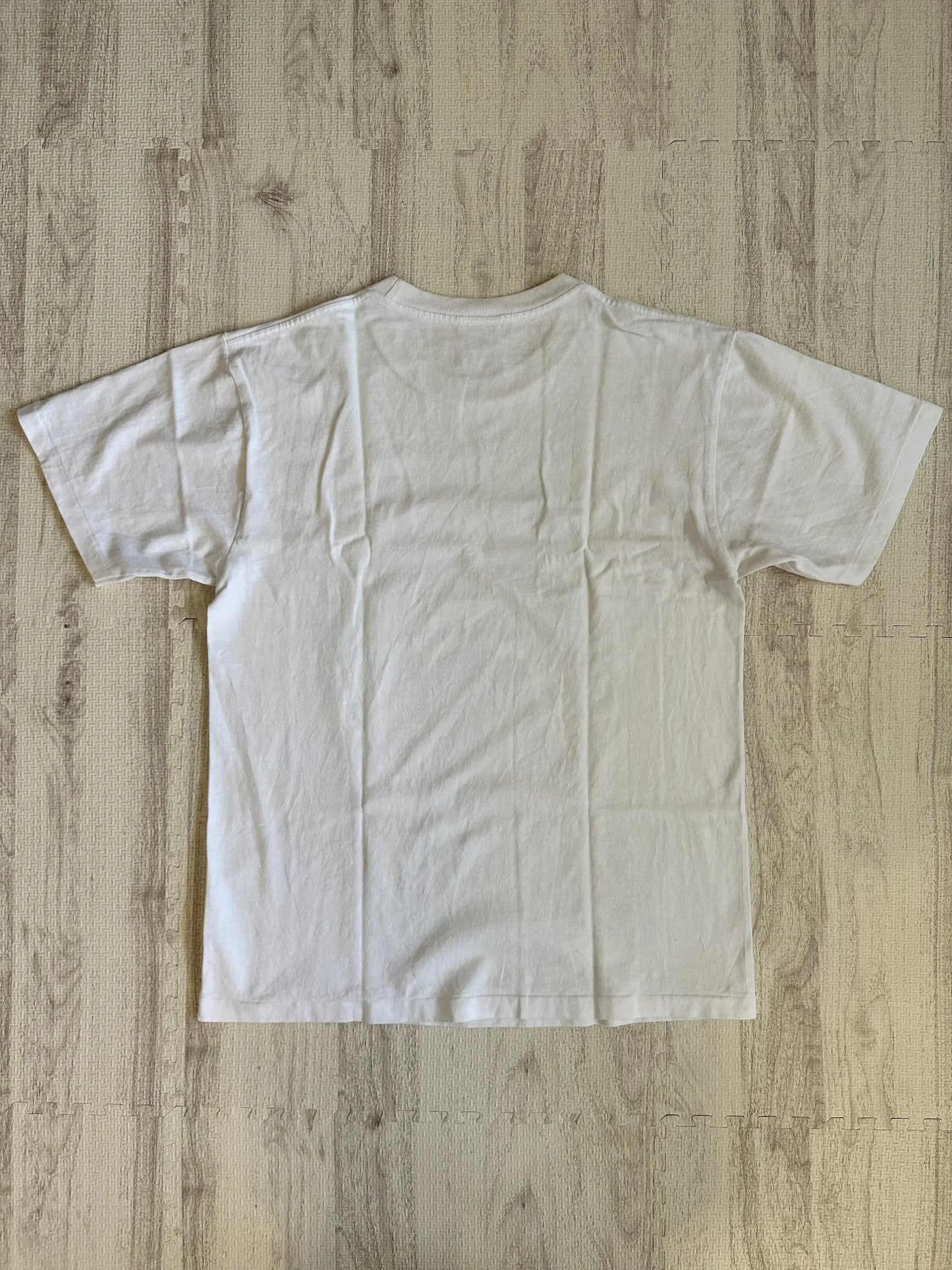 Bape - A BATHING APE Shark Head Cotton T-shirt White Size M