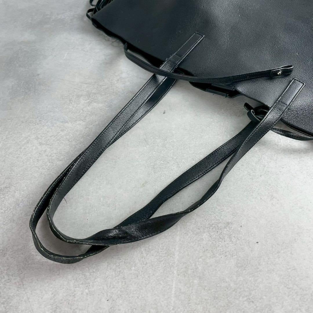 Saint Laurent Paris - SAINT LAURENT PARIS Sac Shopping Fringe Bag Black