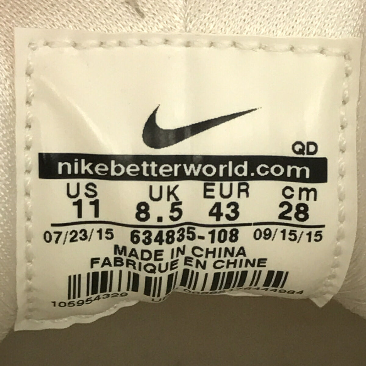 Nike WMNS AIR HUARACHE RUN White Sneakers Size 28.0