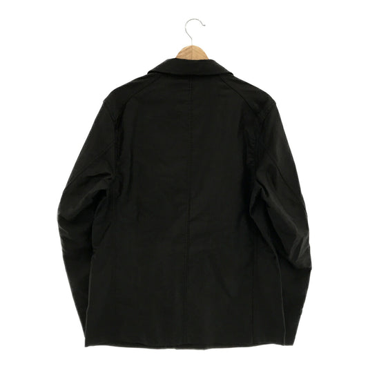 SCYE 21SS FINX Cotton Moleskin Double Jacket Black Size 40