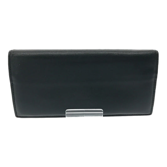 Off-White Quote Long Leather Wallet Black Size ONE SIZE