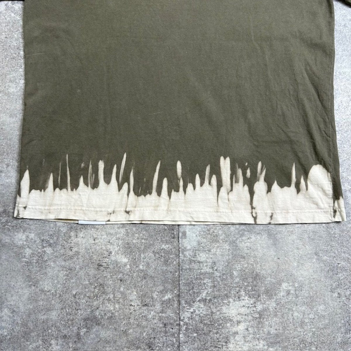 NEIGHBORHOOD Olive Savage Skull Motif T-Shirt Size L