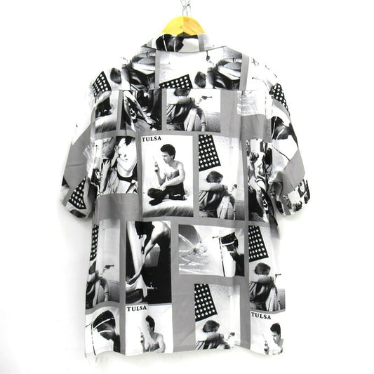 WACKO MARIA x Larry Clark "Tulsa" Hawaiian Shirt Gray Size M