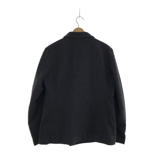 Needles Leather Rib Double Jacket Made in Japan Black Size M