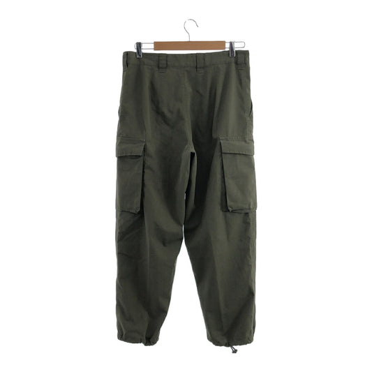 Vintage Austrian Army Military Cargo Pants Olive Green