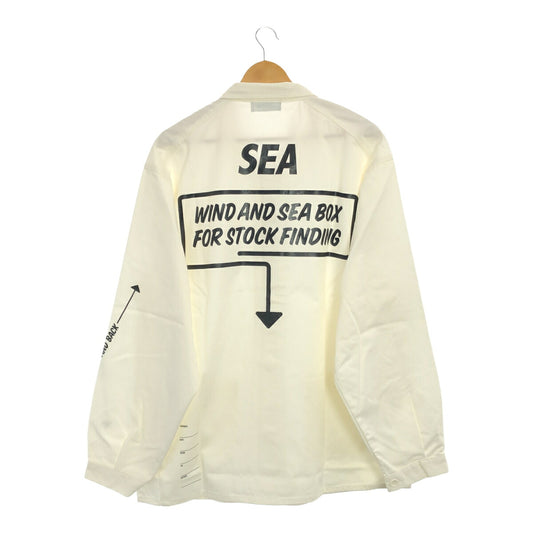 WIND AND SEA WDS-ARCVBX-18 Coverall Jacket White Size XL