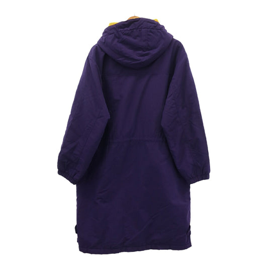 LAND'S END 90s Fleece Lined Nylon Bench Coat Size M