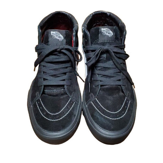 Vans Supreme 15AW SK8 Mid Black White High-Top Size 29.5