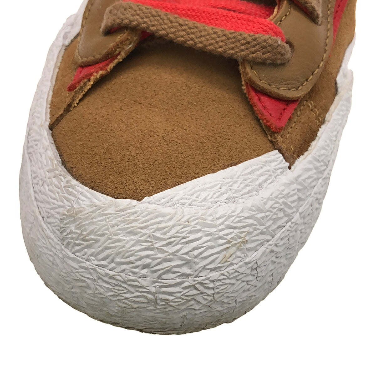NIKE 21SS x Sacai Blazer Low British Tan Sneakers Size 28.0