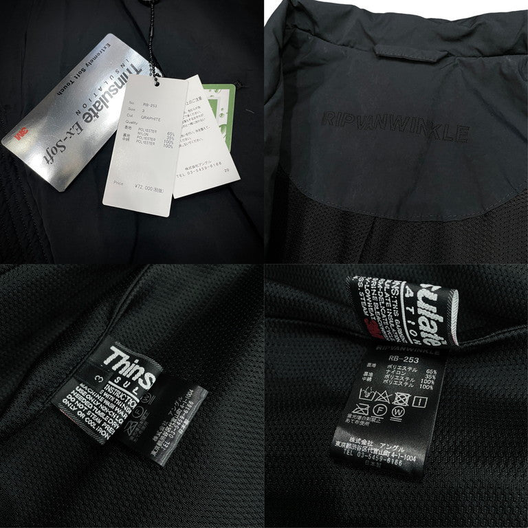 RIP VAN WINKLE 20AW Thinsulate Tech Coat Black Size 3