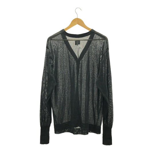 Needles Spring/Summer Poly Mesh Cardigan Black Size XL