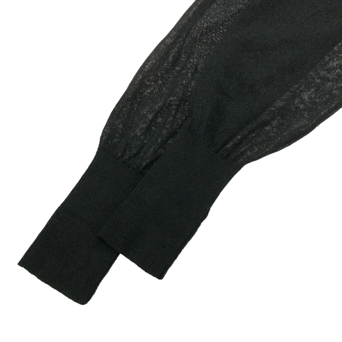 Needles Spring/Summer Poly Mesh Cardigan Black Size XL