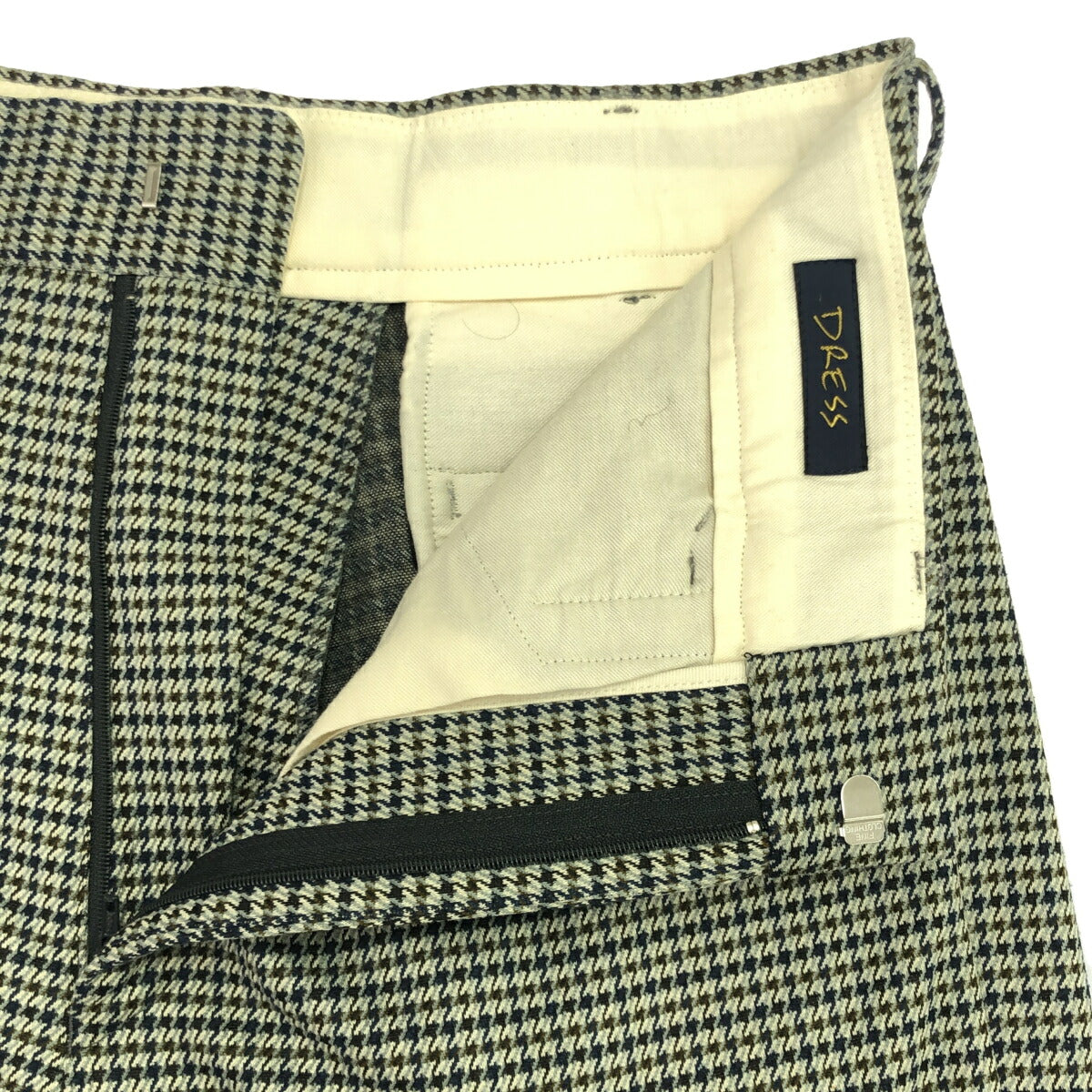 DRESS BERBER Houndstooth Knit Pants Size S