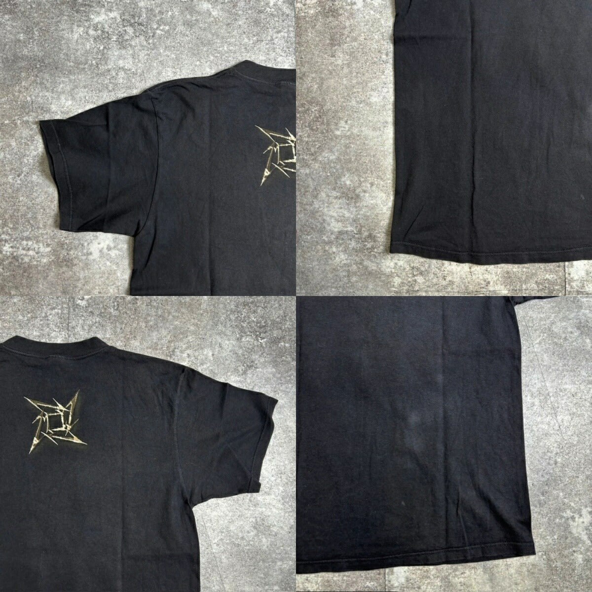 METALLICA 90s 1996 Photo Print Band T-Shirt Size L