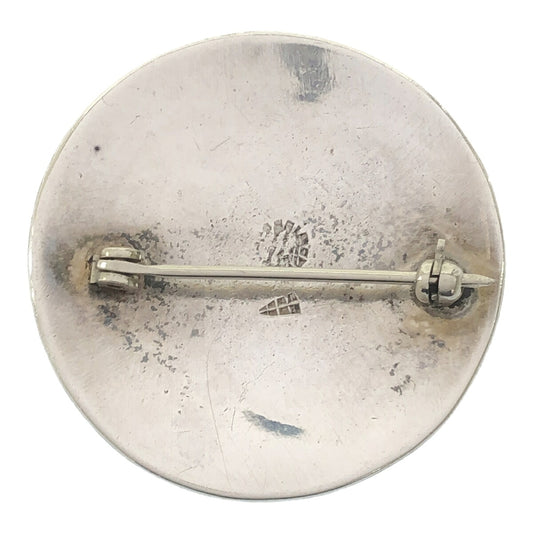 HOPI 50s Walter Polelonema Overlay ONE SIZE Brooch Size ONE SIZE