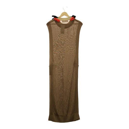 TogaPulla 18SS Boxy Knit Tunic Dress Brown Size 38