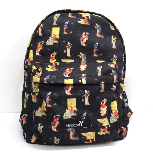 Ground Y x Kyosai Ukiyo-e Print Backpack Size ONE SIZE