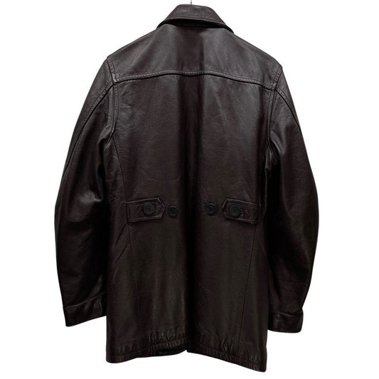 UNDERCOVER 96AW Archive Cow Leather Car Coat Brown Size S